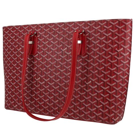 Bolsos de mano Goyard Rojo de en Cuero 